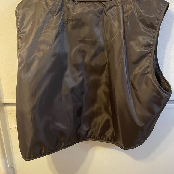 Reed Men’s Brown Leather Bomber Jacket Size Large - Picture 7 of 8